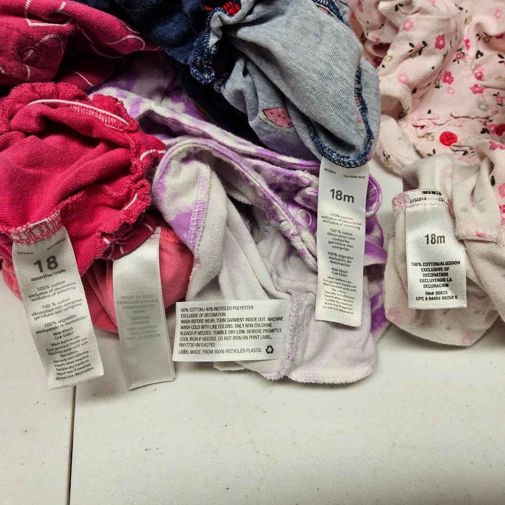 Baby Girl 18M Clothing Bundle - Carter's & Cat & Jack - 4 Piece Lot